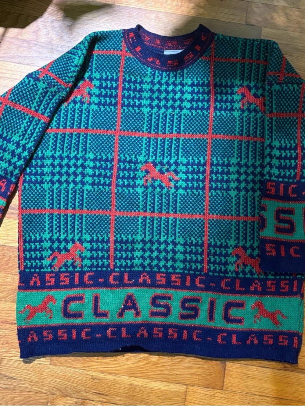 Vintage 80s venezia sportswear sweater classic